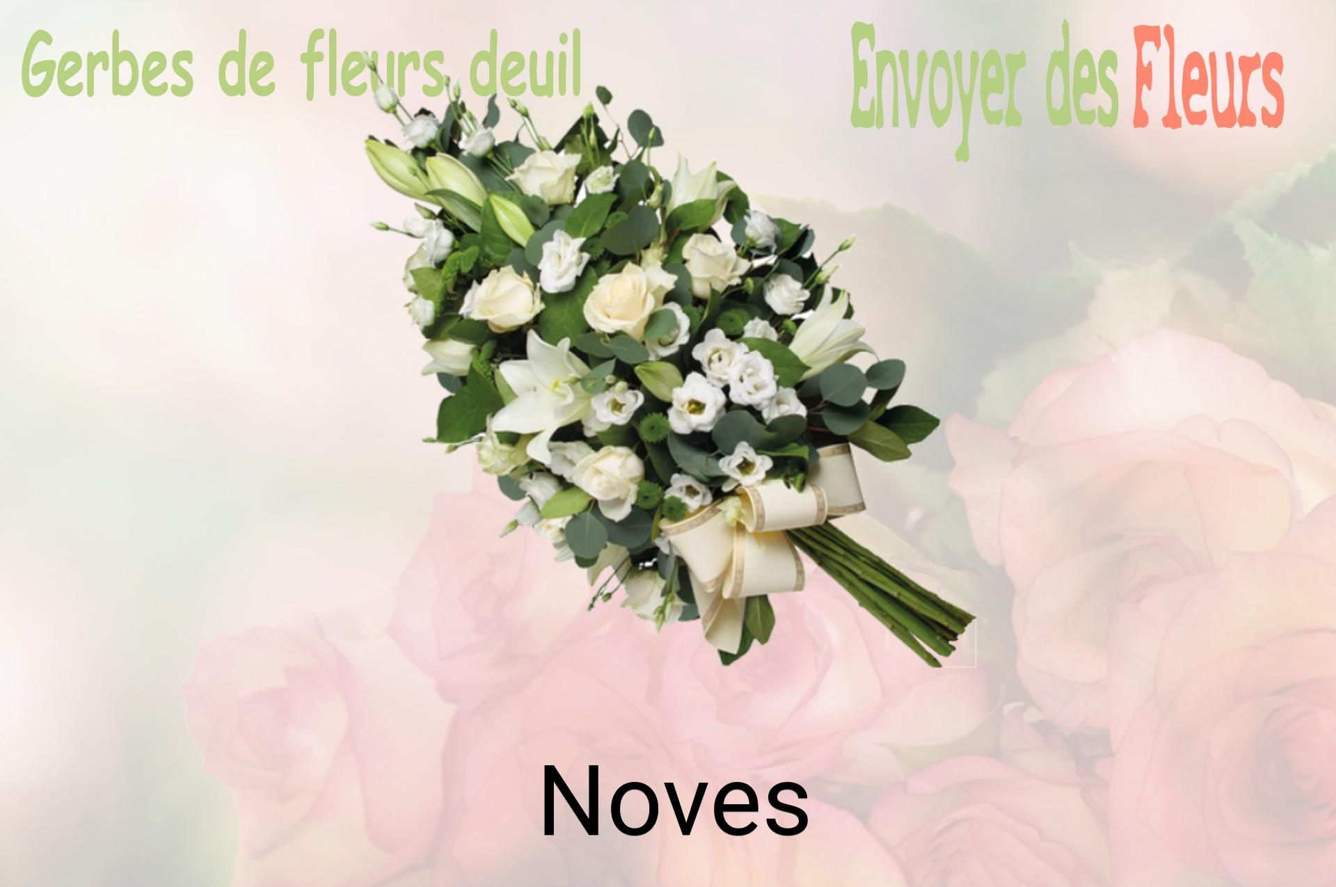Gerbe de fleurs de deuil livrée à Noves